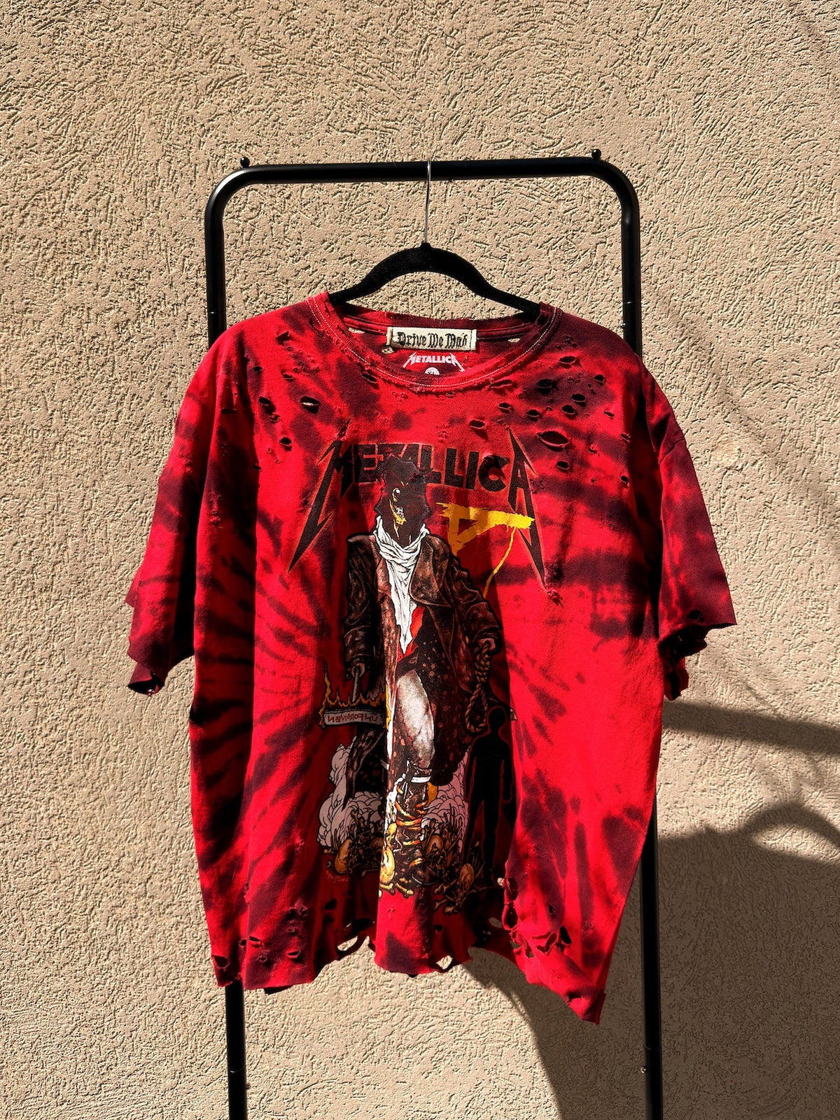 METALLICA UNFORGIVEN TIE DYE TEE