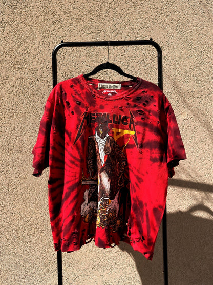 METALLICA UNFORGIVEN TIE DYE TEE