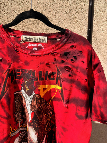 METALLICA UNFORGIVEN TIE DYE TEE