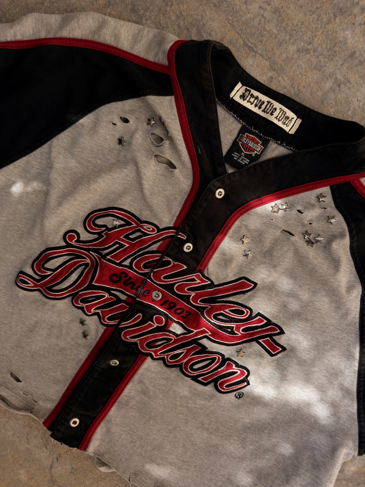 HARLEY DAVIDSON BASEBALL TEE