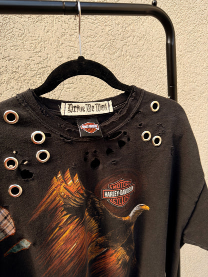 MAJESTIC EAGLE HARLEY TEE